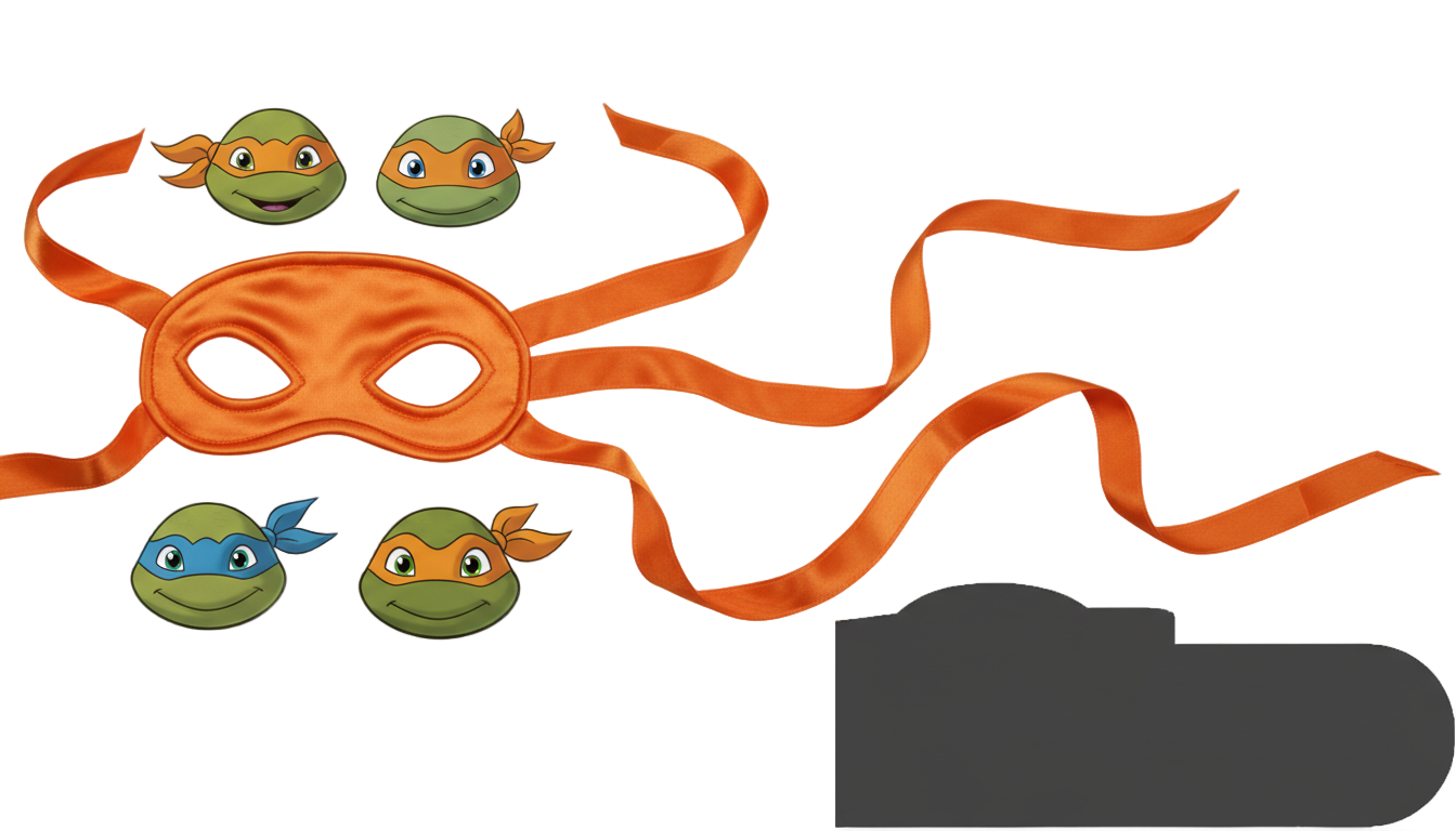 ninja turtle eye mask png PNG transparent background