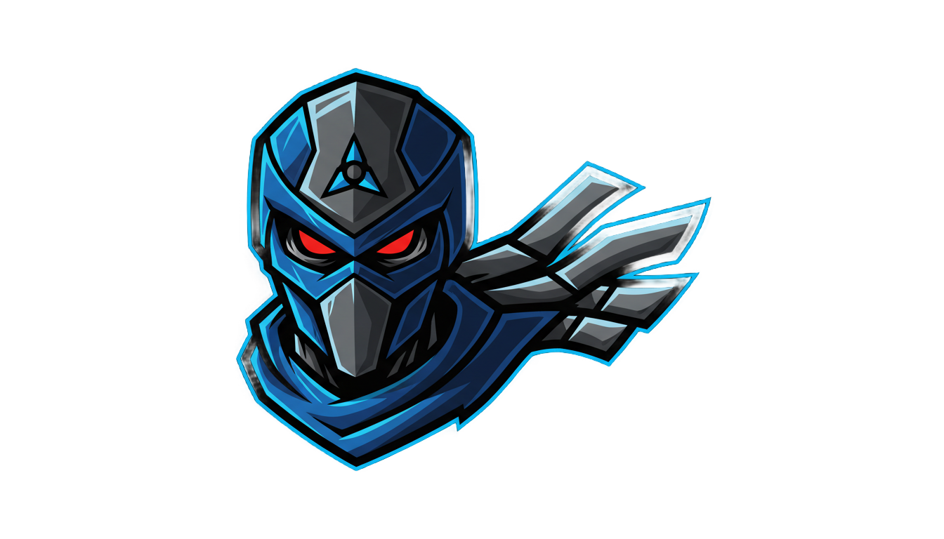 ninja gaming logo png PNG transparent background