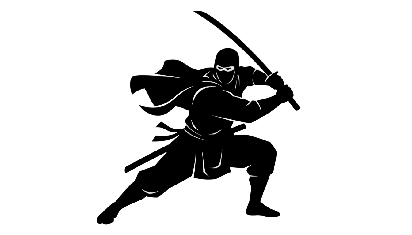 ninja warrior logo png PNG transparent background