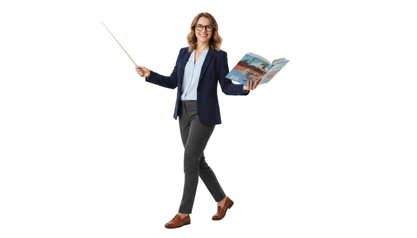teacher woman png PNG transparent background