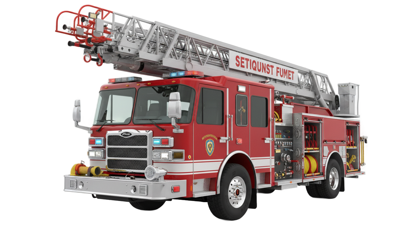 firefighter truck png PNG transparent background