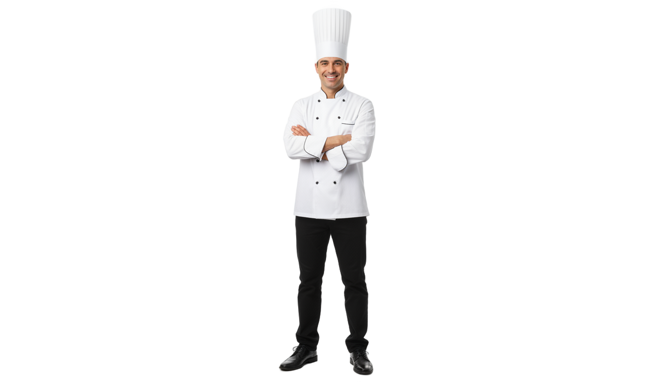 male chef png PNG transparent background
