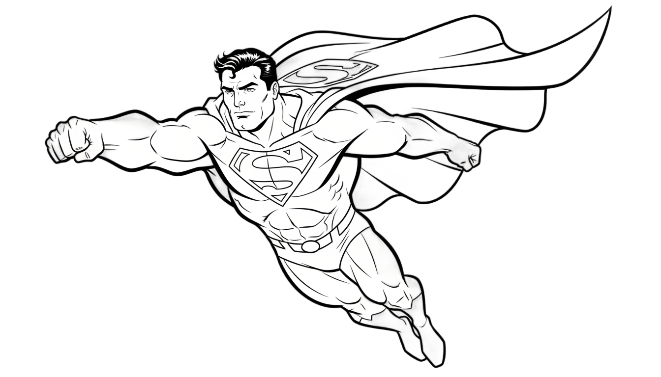 superhero png black and white PNG transparent background