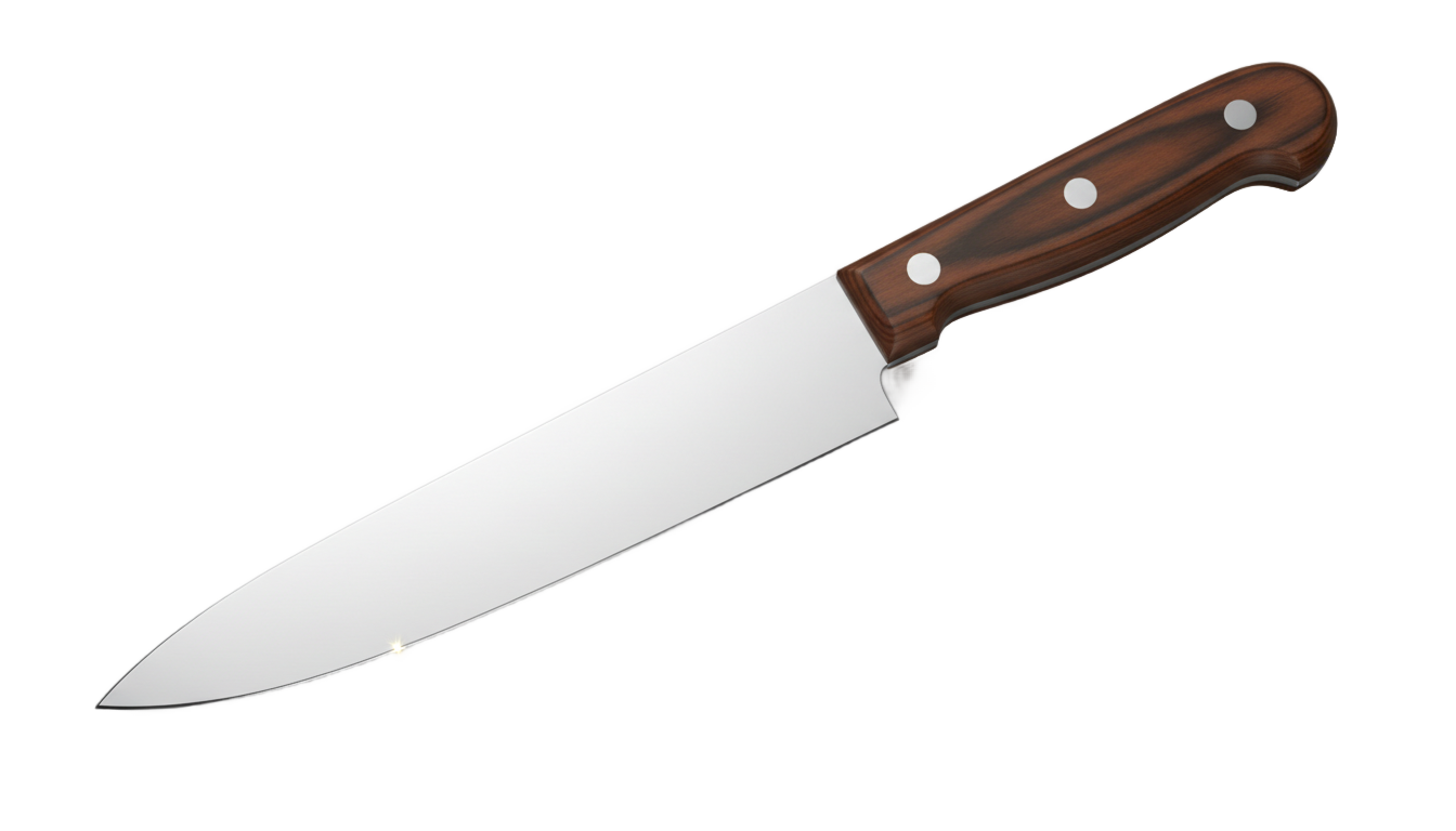 chef knife logo png PNG transparent background