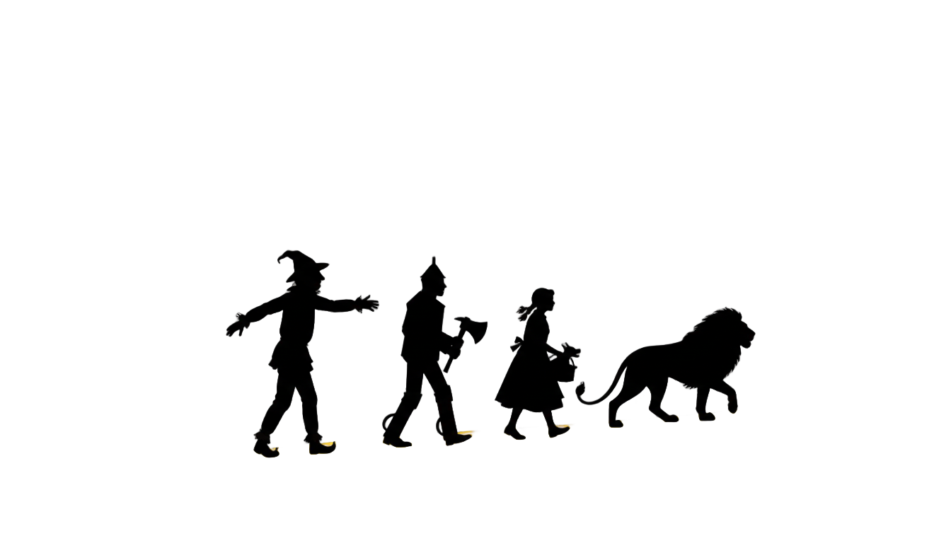 wizard of oz silhouette png PNG transparent background