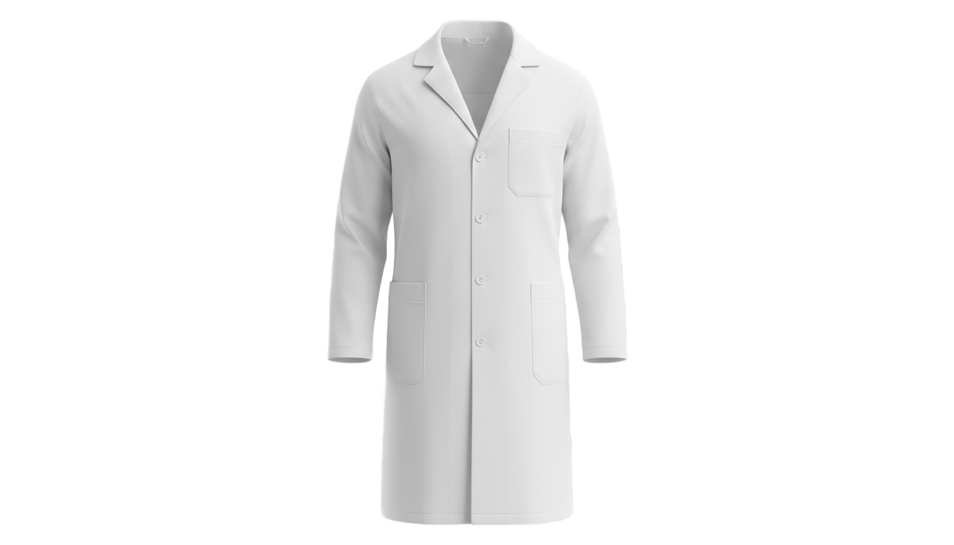 doctor white coat png PNG transparent background