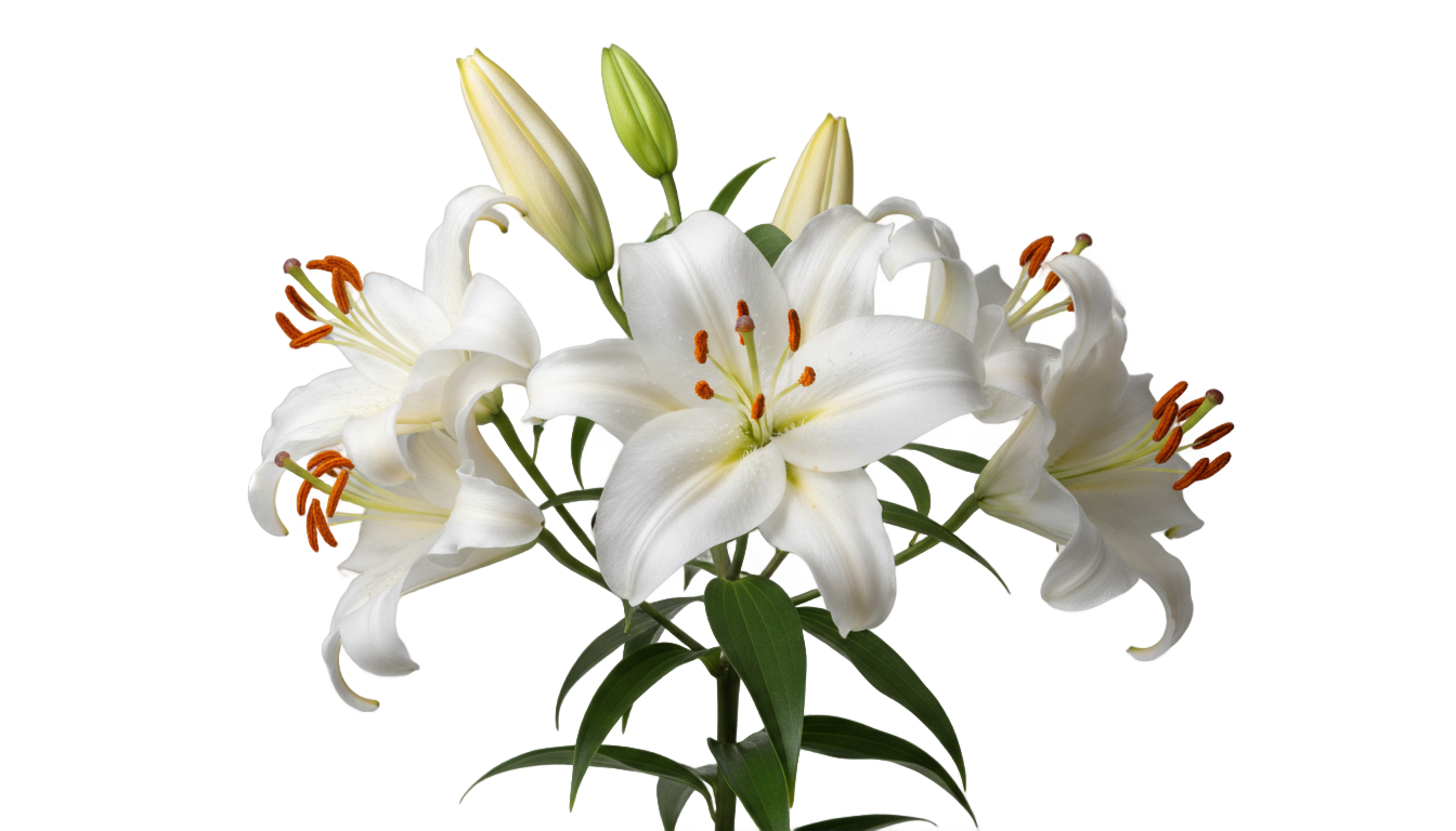 lily flowers png PNG transparent background