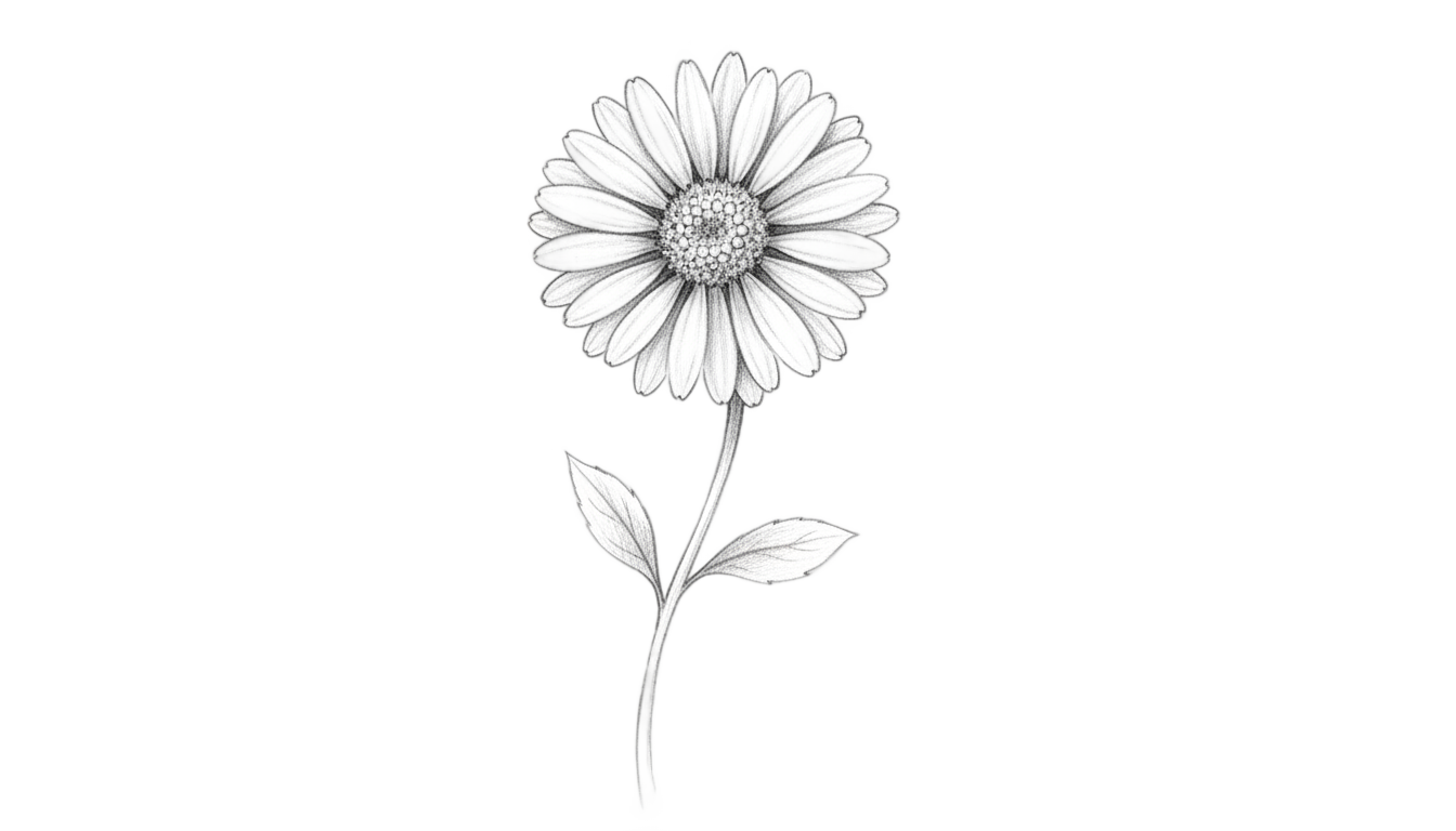 daisy sketch png PNG transparent background