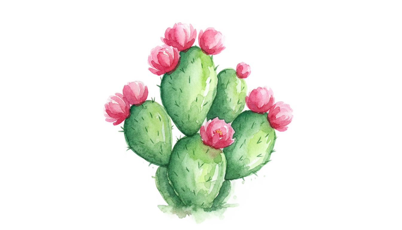 cactus acuarela png PNG transparent background