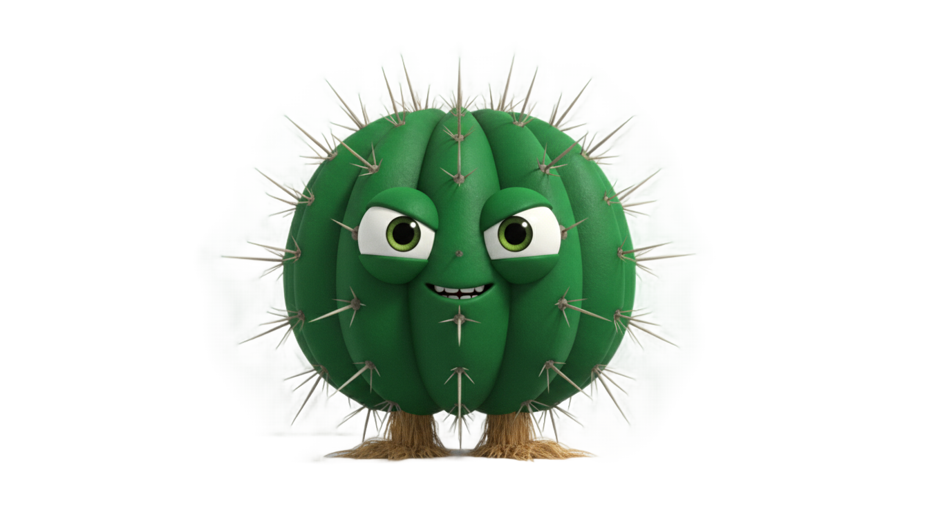 cactus plants vs zombies png PNG transparent background