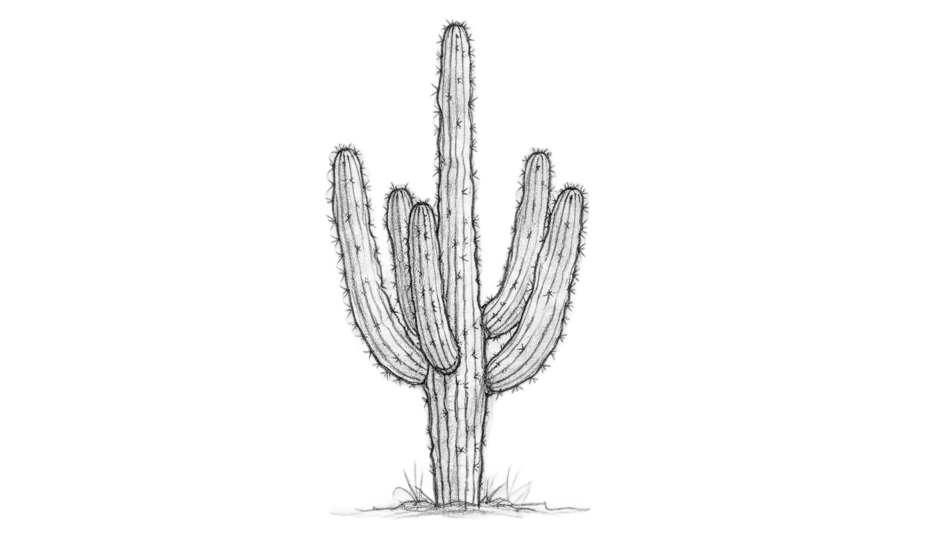 cactus drawing png PNG transparent background