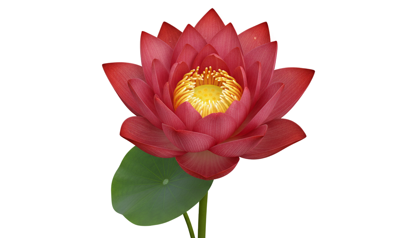 red lotus png PNG transparent background