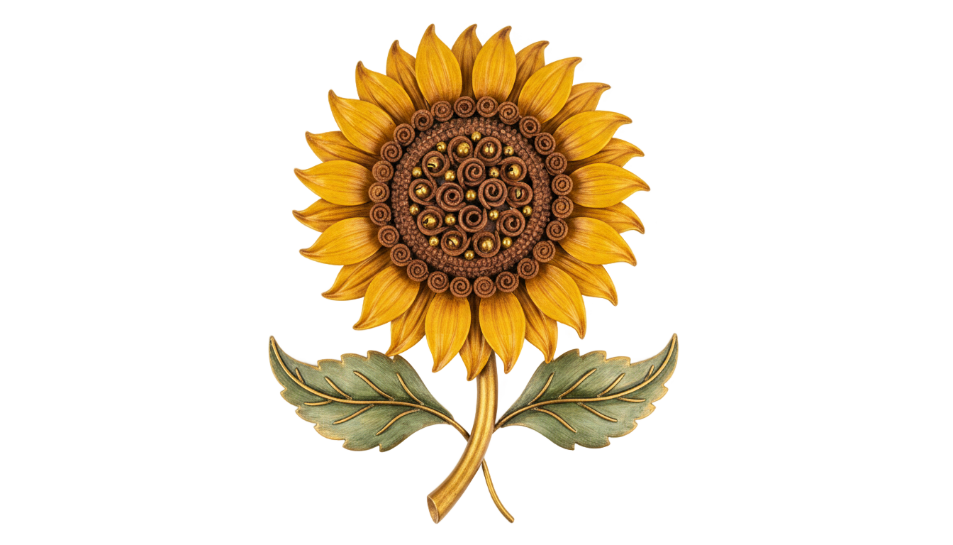 sunflower design png PNG transparent background