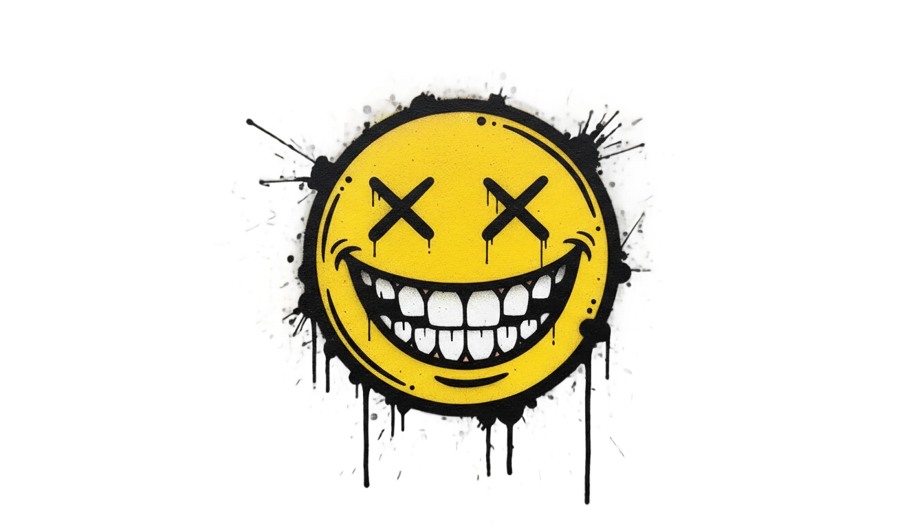 cactus jack smiley face png PNG transparent background