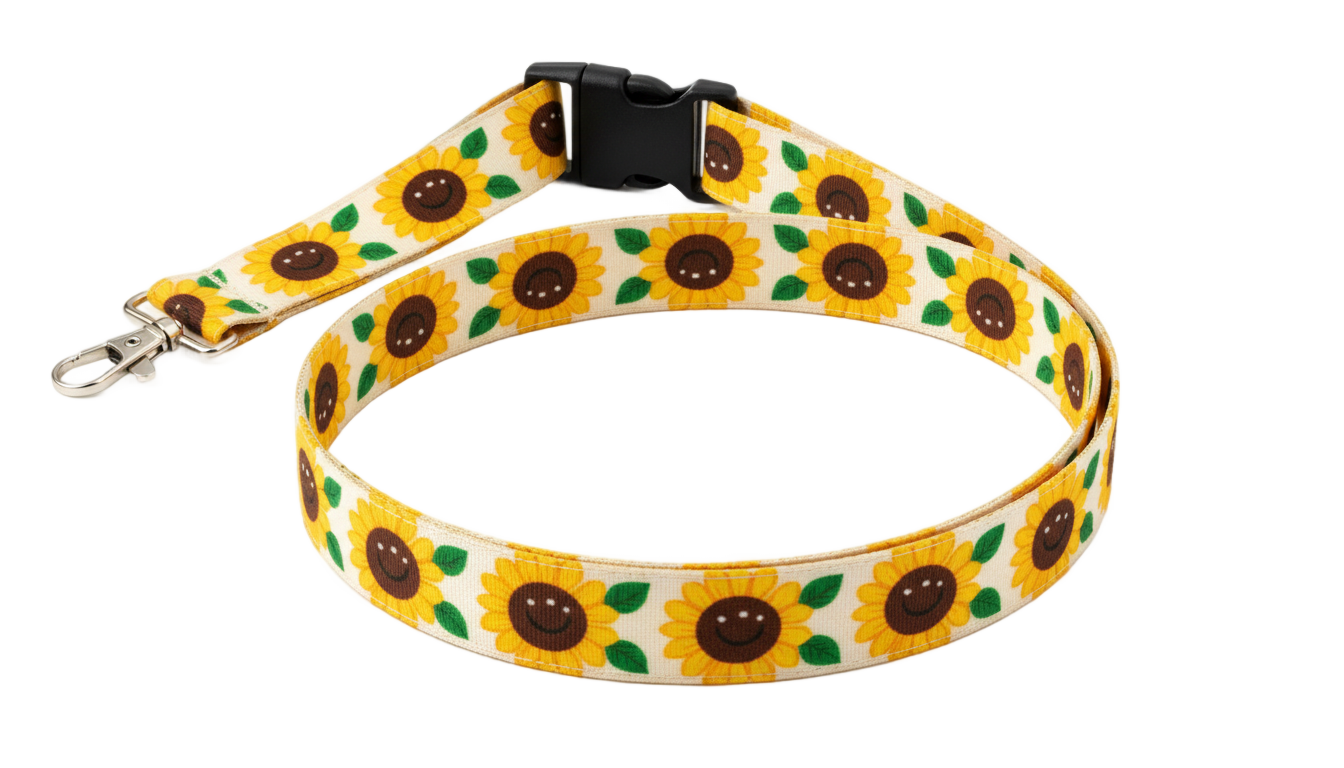 sunflower lanyard png PNG transparent background