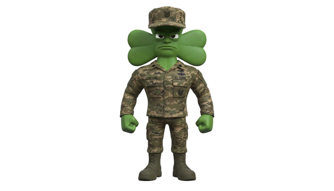 sgt green clover png PNG transparent background