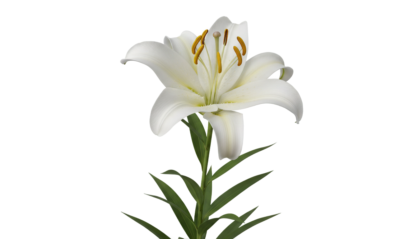 vector lily flower png PNG transparent background