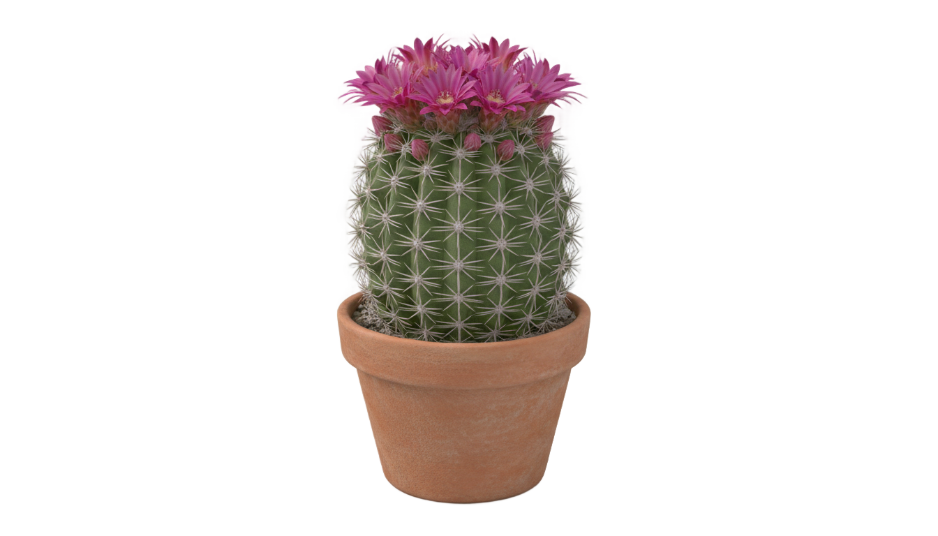 cactus rosa png PNG transparent background