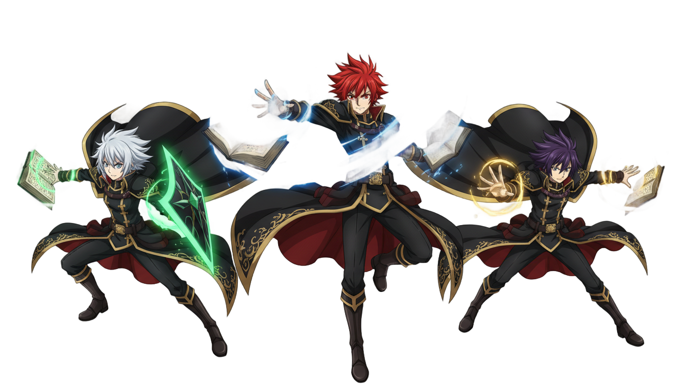 black clover characters png PNG transparent background