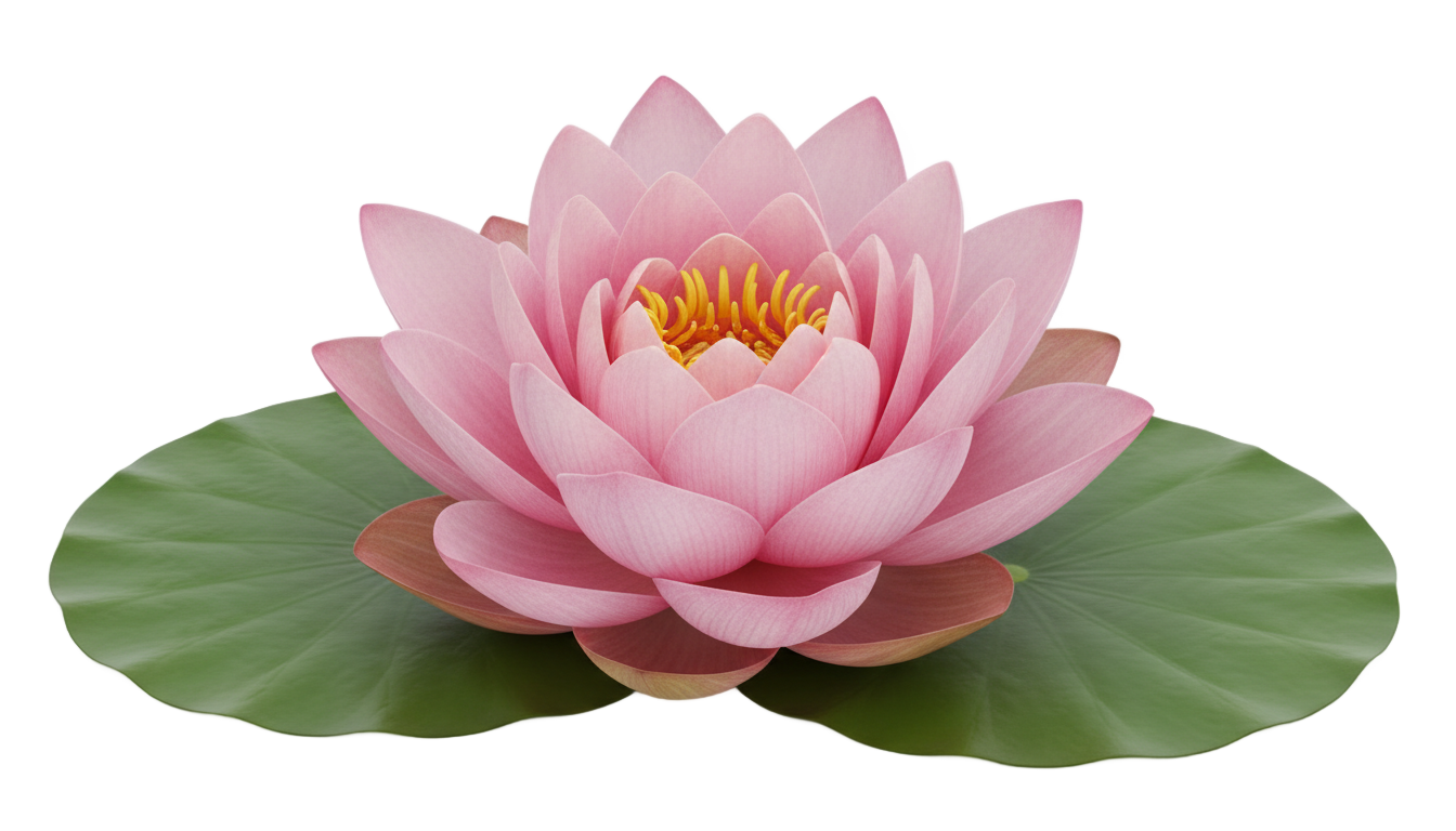 lotus flower illustration png PNG transparent background