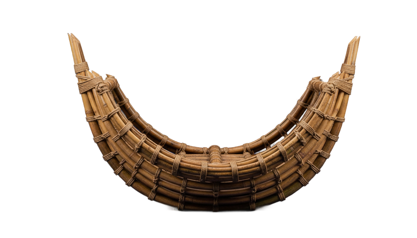 bamboo boat png PNG transparent background