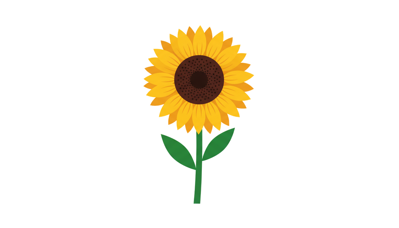 yellow sunflower clipart png PNG transparent background