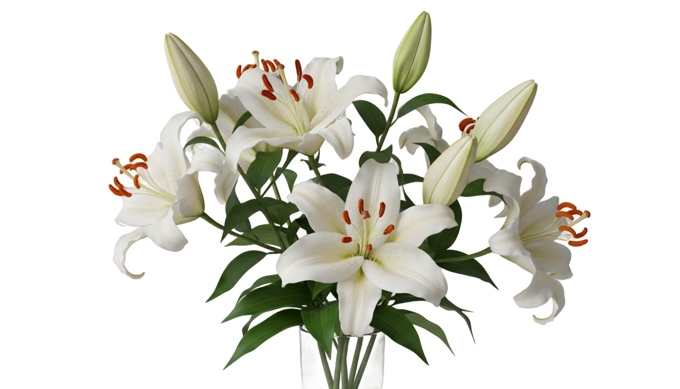 lily flowers png PNG transparent background