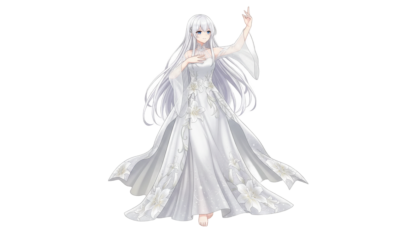 lily vocaloid png PNG transparent background
