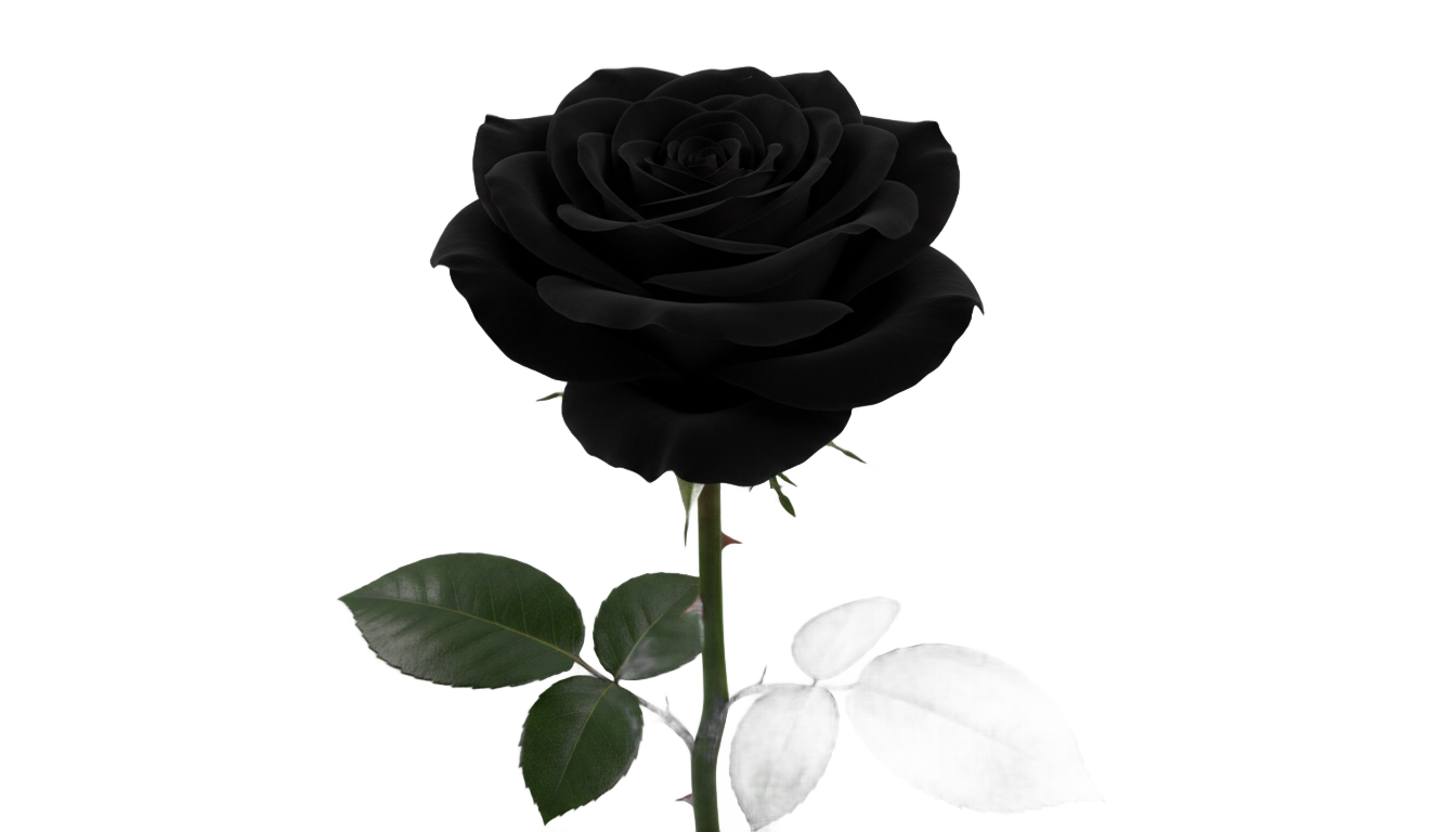 black rose png PNG transparent background