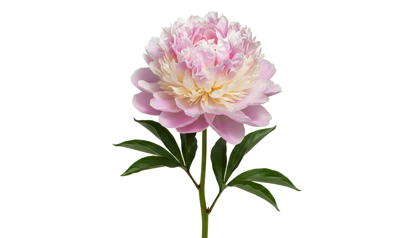 peony flower vector png PNG transparent background