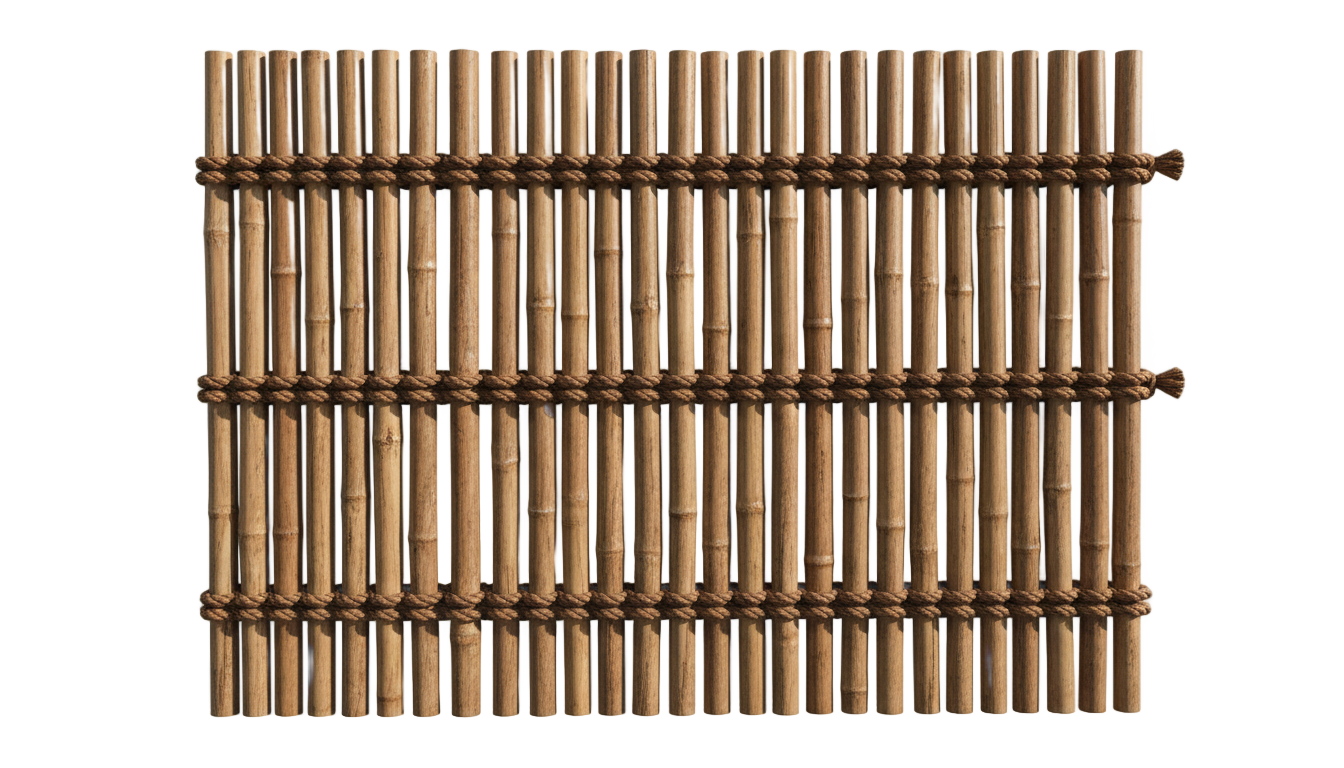 bamboo fence png PNG transparent background