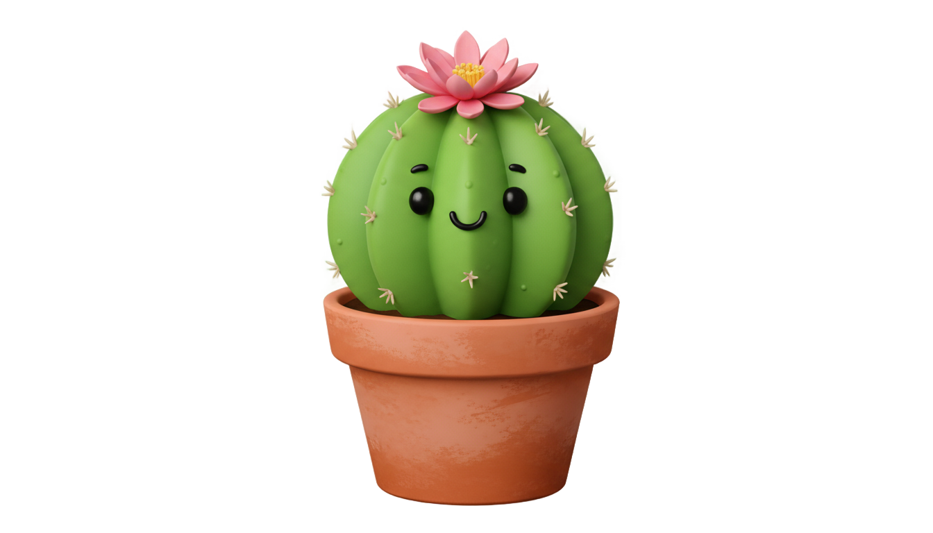 cartoon cactus png PNG transparent background