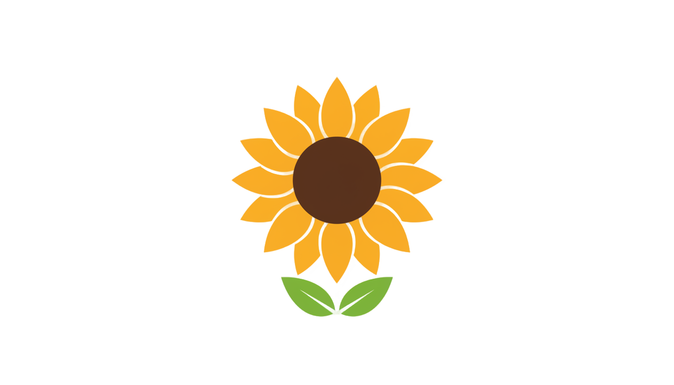 sunflower logo png PNG transparent background
