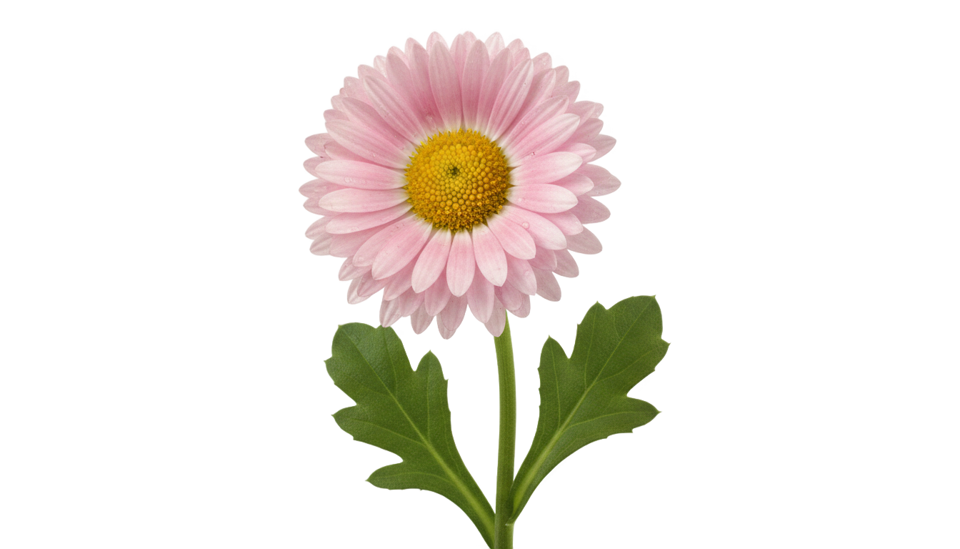 pink daisy flower png PNG transparent background