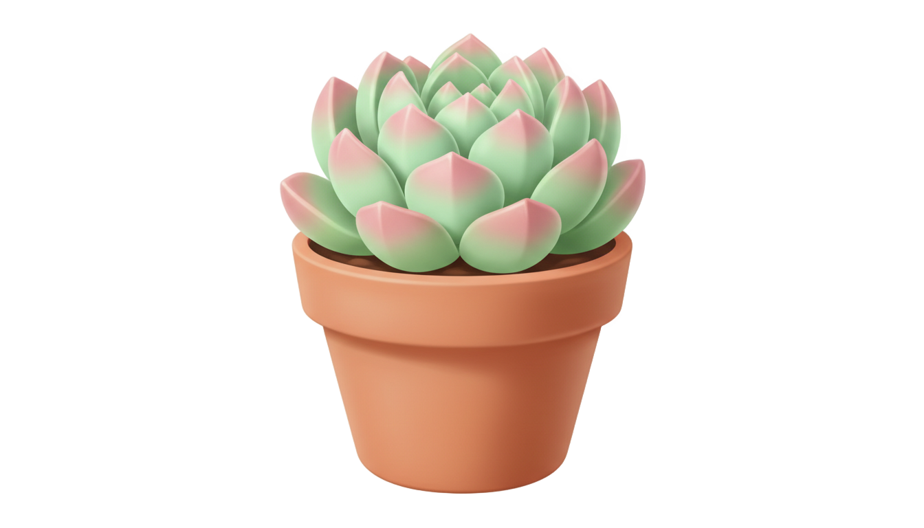 cartoon succulent png PNG transparent background