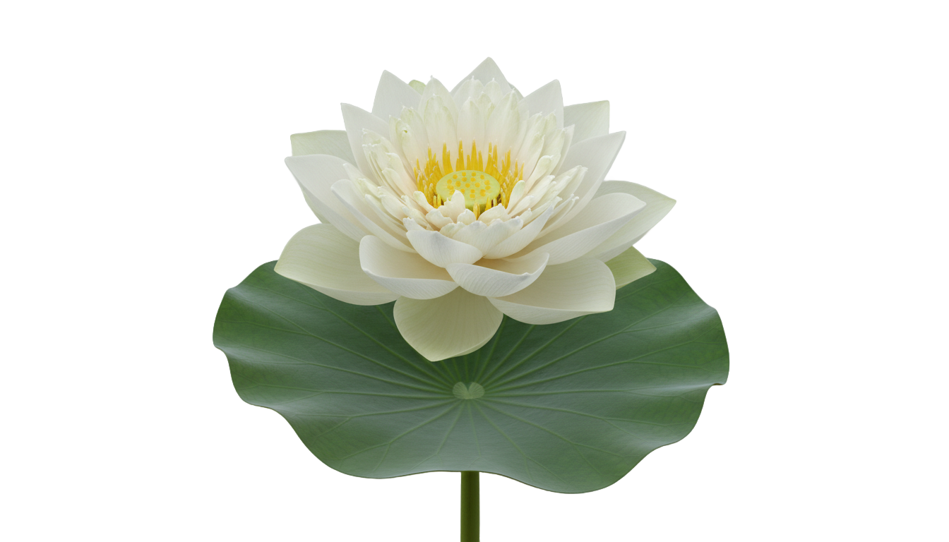 white water lily png PNG transparent background