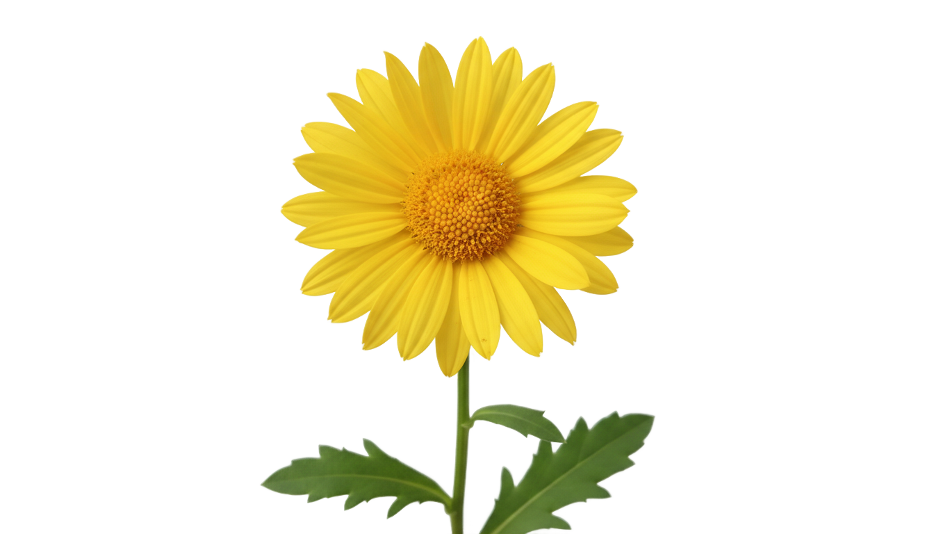 yellow daisy flower png PNG transparent background