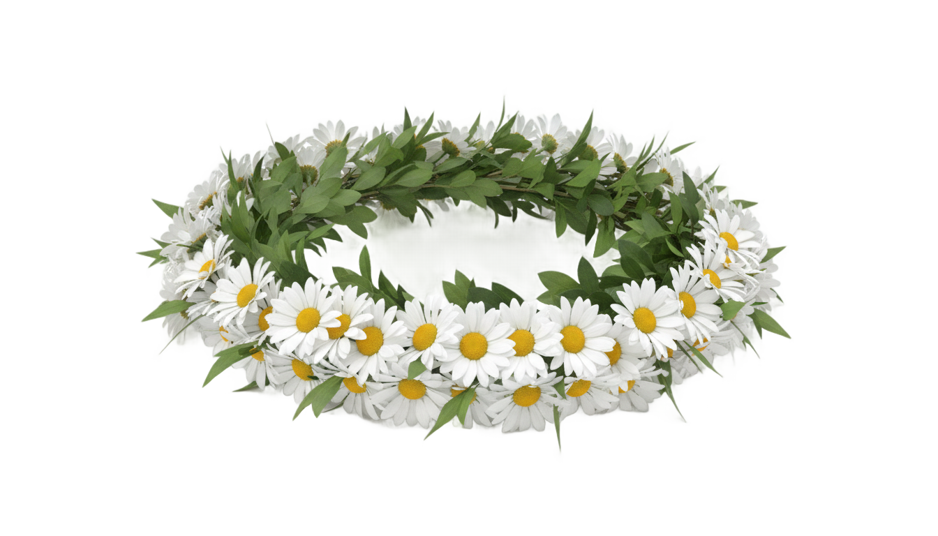 daisy crown png PNG transparent background