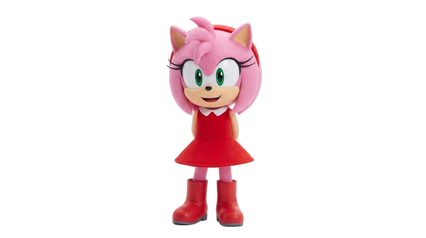 amy rose png PNG transparent background