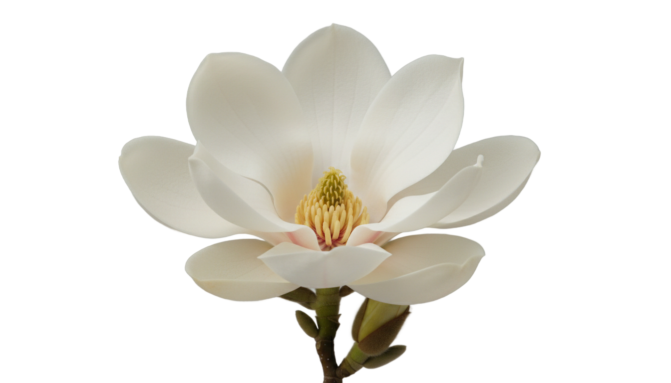 magnolia flower png PNG transparent background