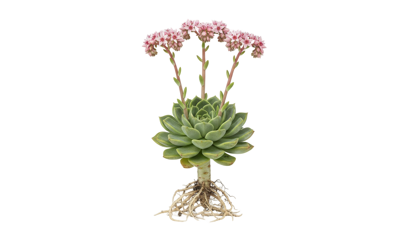 succulent flower png PNG transparent background