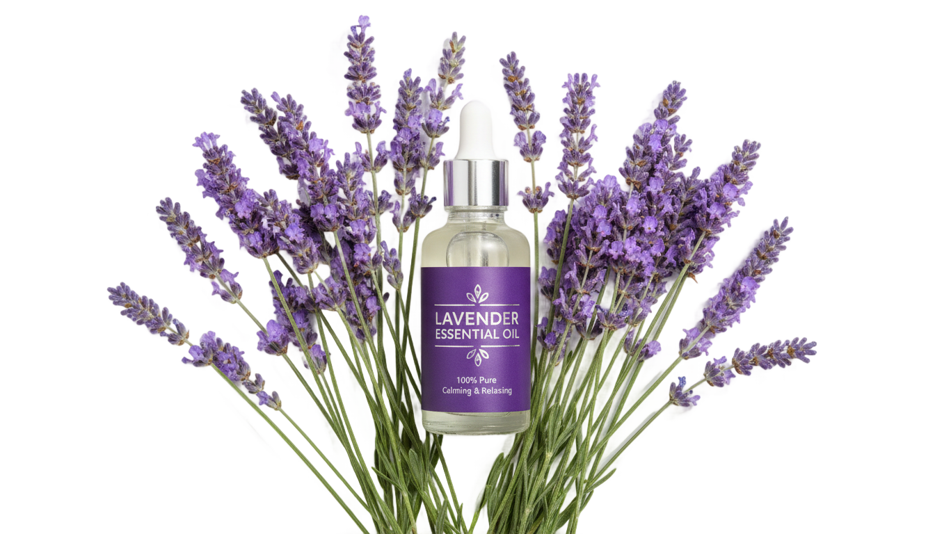 lavender young living png PNG transparent background