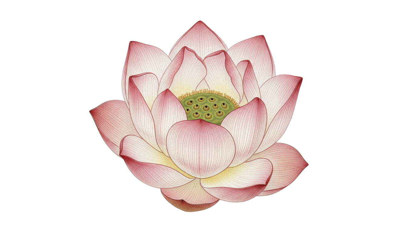 lotus illustration png PNG transparent background