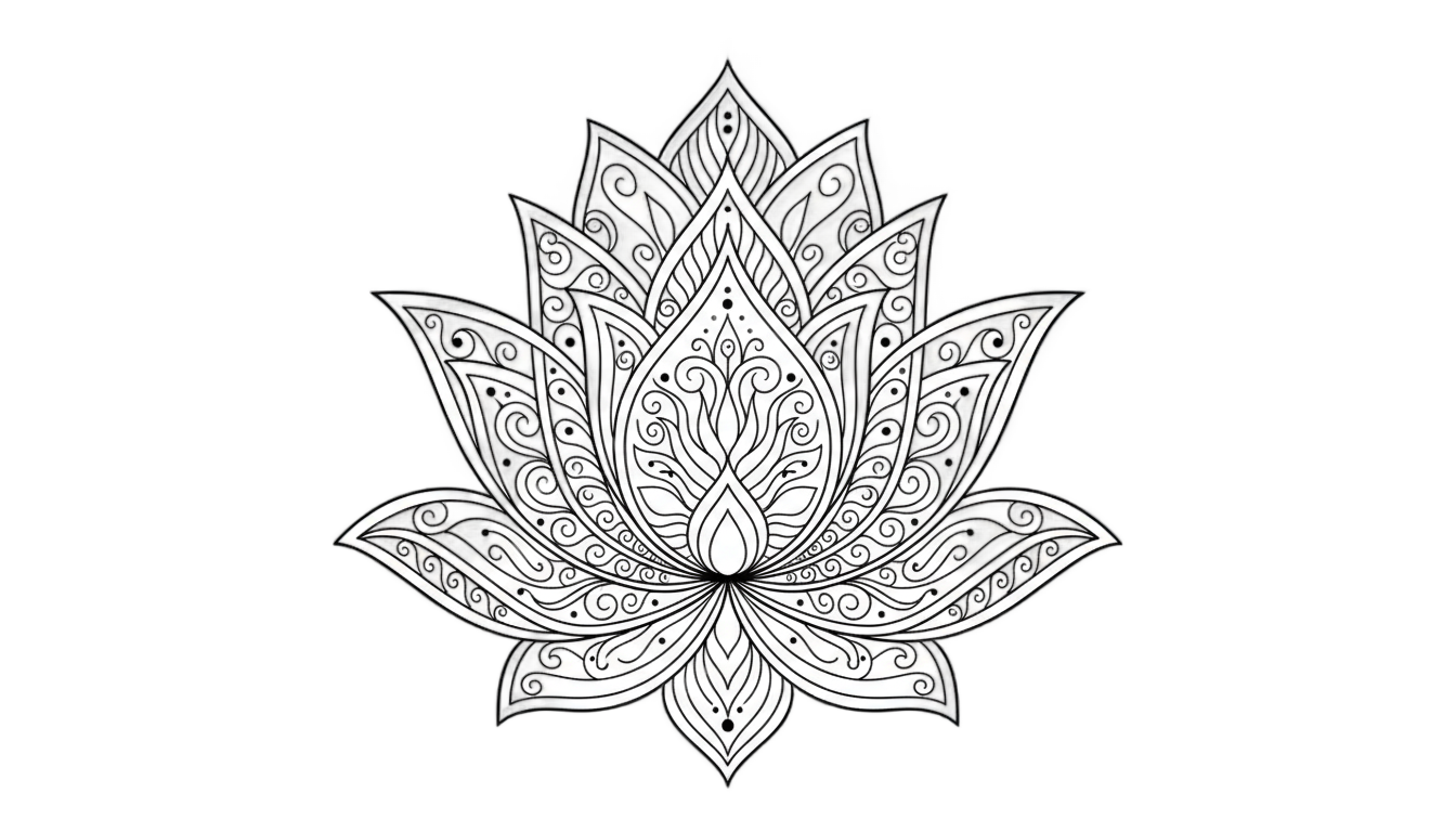 lotus tattoo png PNG transparent background