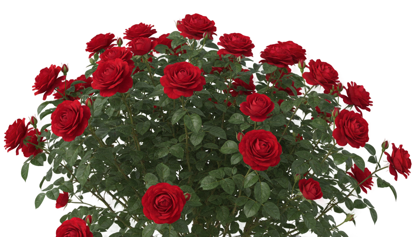 rose bush png PNG transparent background