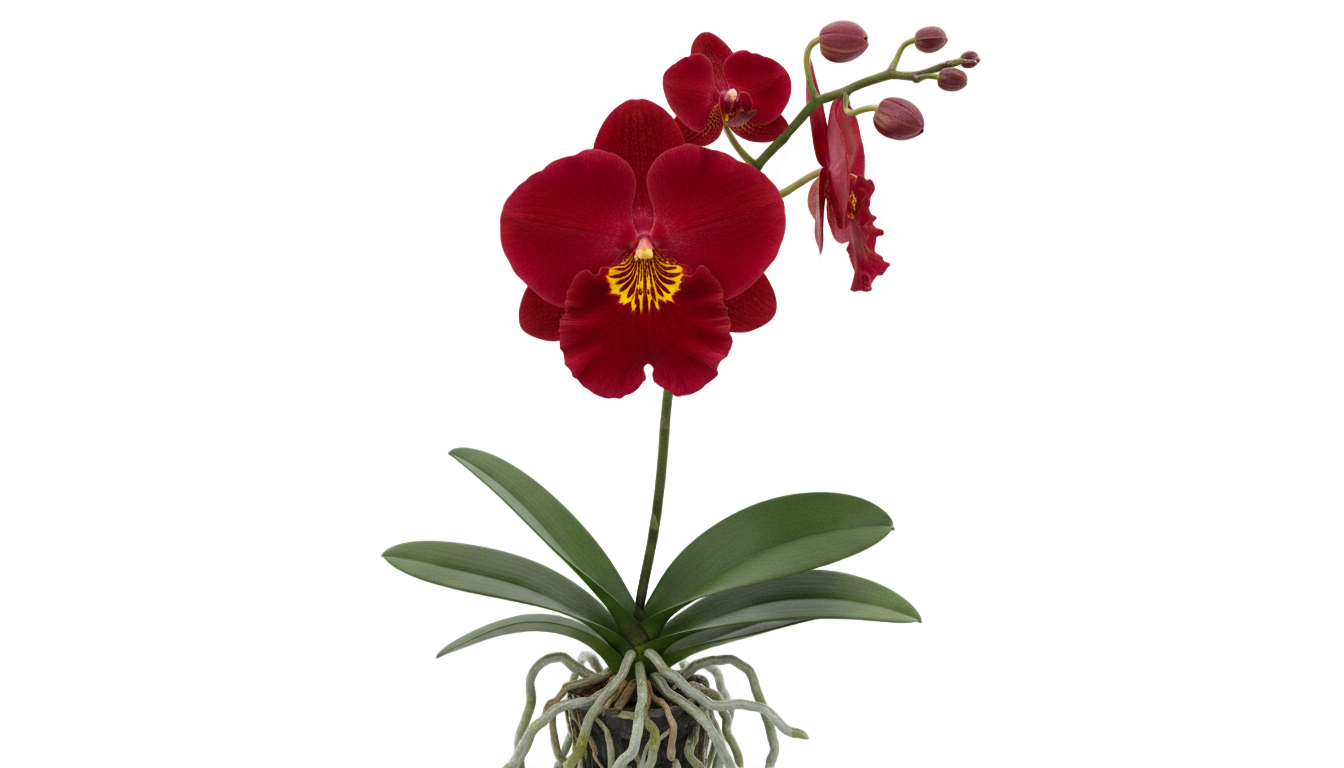 red orchid png PNG transparent background