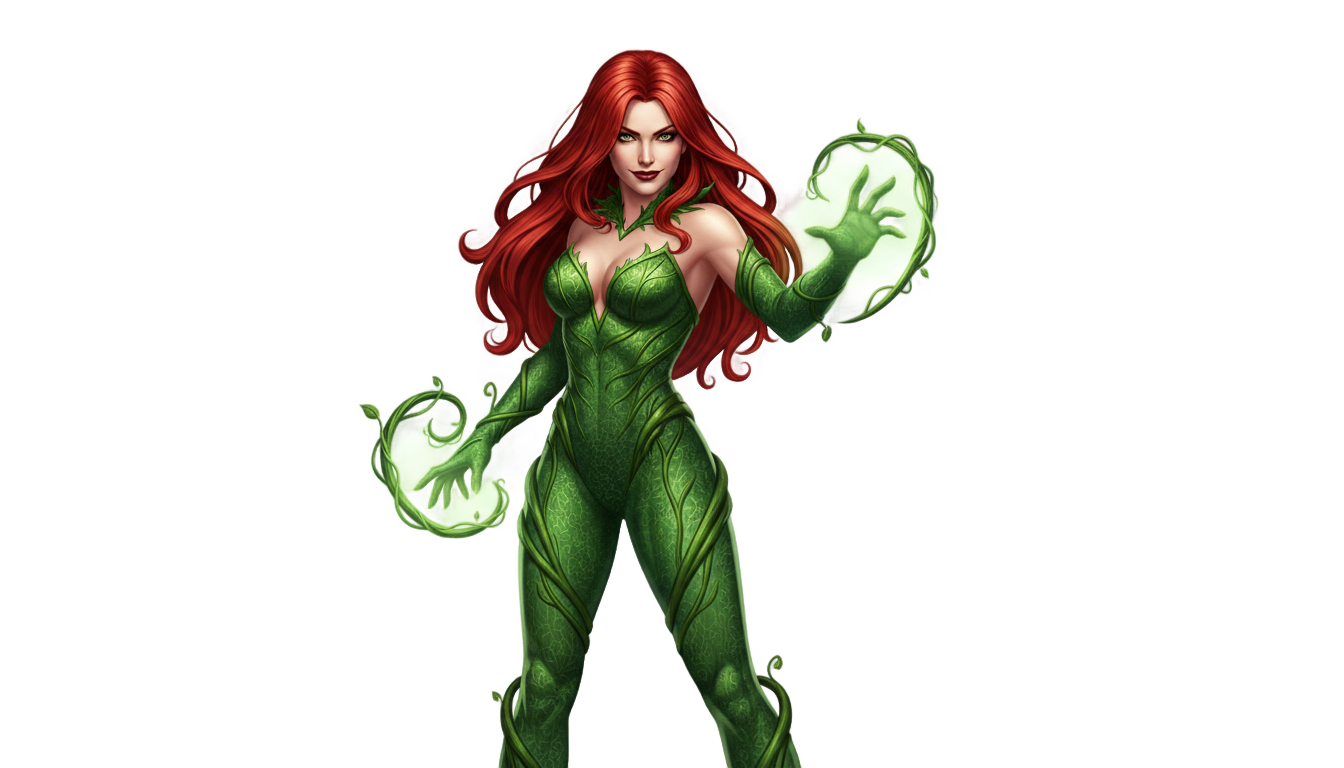 poison ivy dc png PNG transparent background