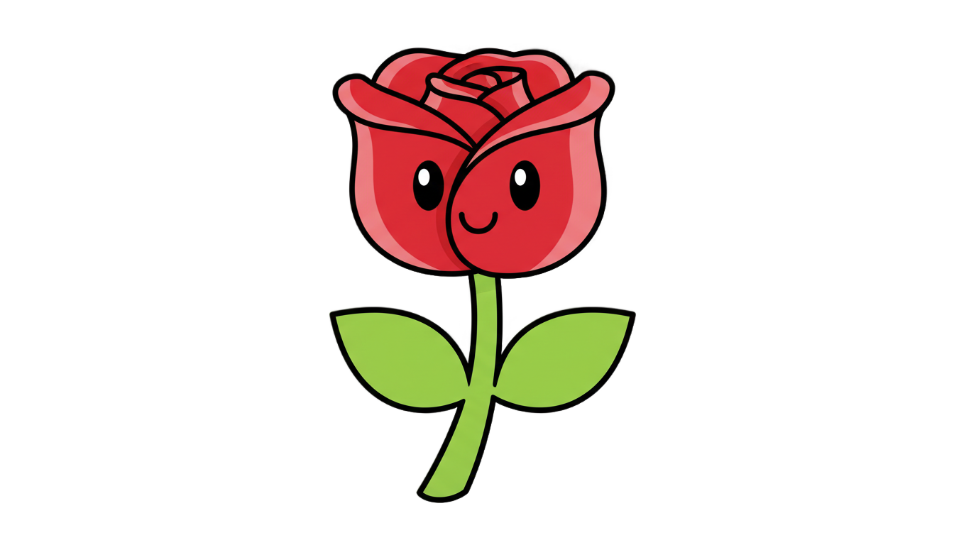 rose emoji png PNG transparent background