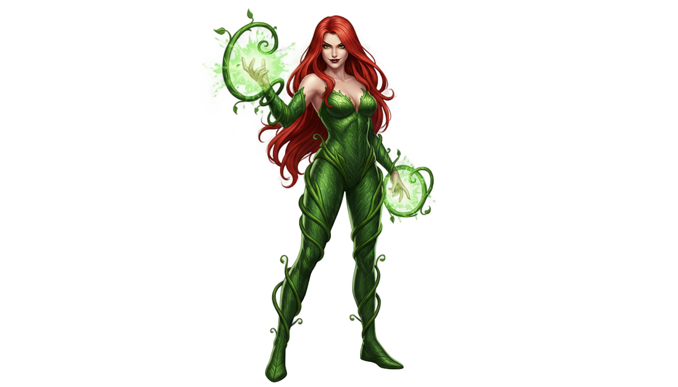 poison ivy dc png PNG transparent background