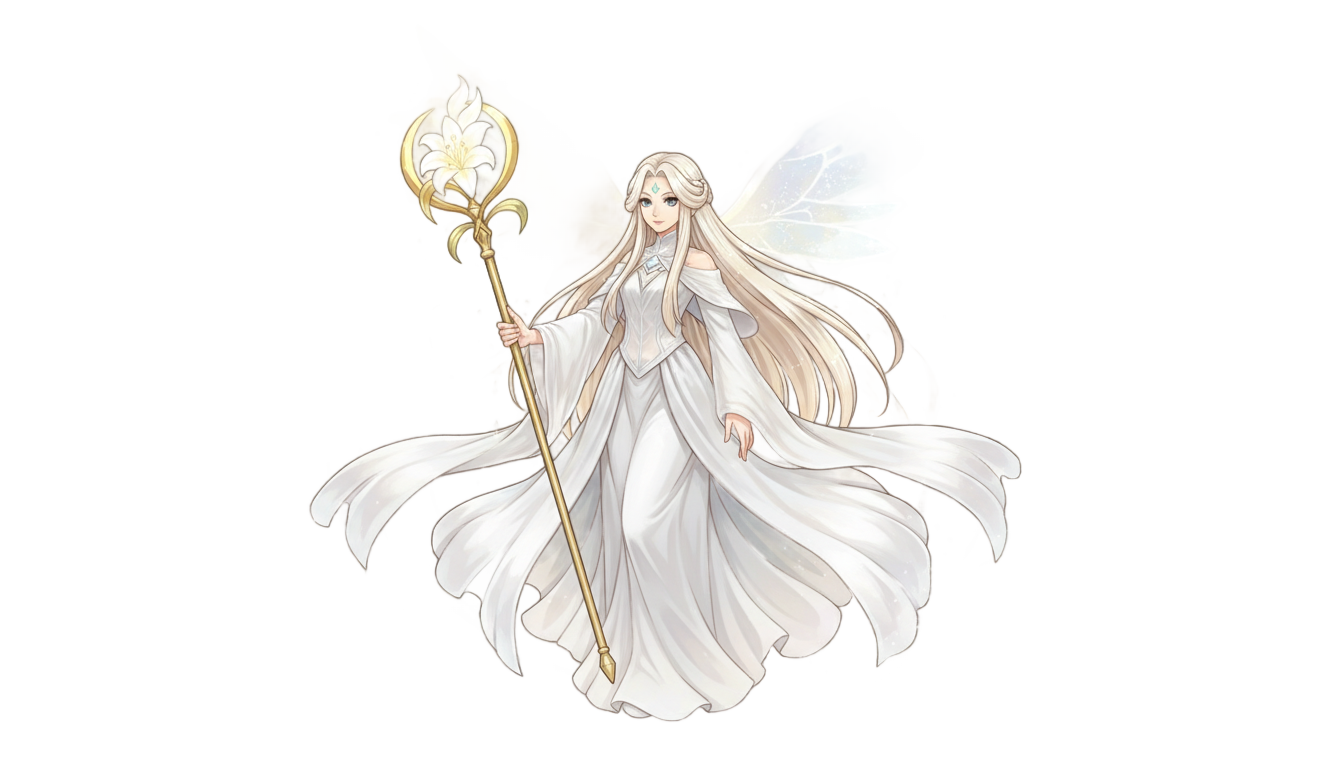 awakened white lily cookie png PNG transparent background